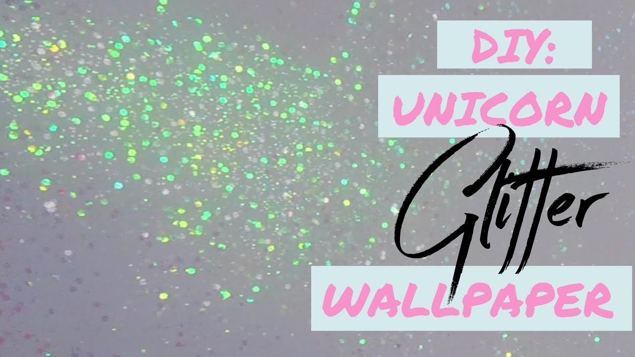 Diy Unicorn Glitter Wallpaper - Diy Unicorn , HD Wallpaper & Backgrounds