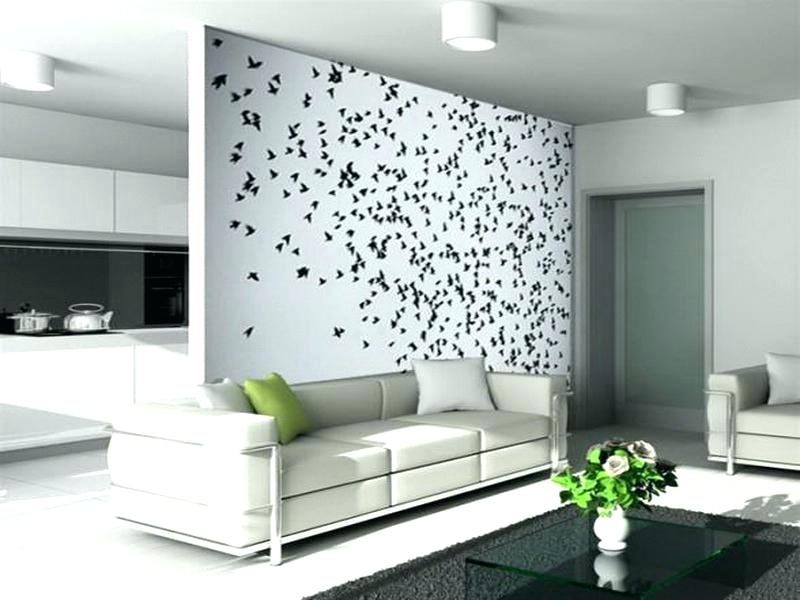Unique Wallpaper For Walls Cool Wallpapers For Walls - Wall Painting Behind Tv , HD Wallpaper & Backgrounds