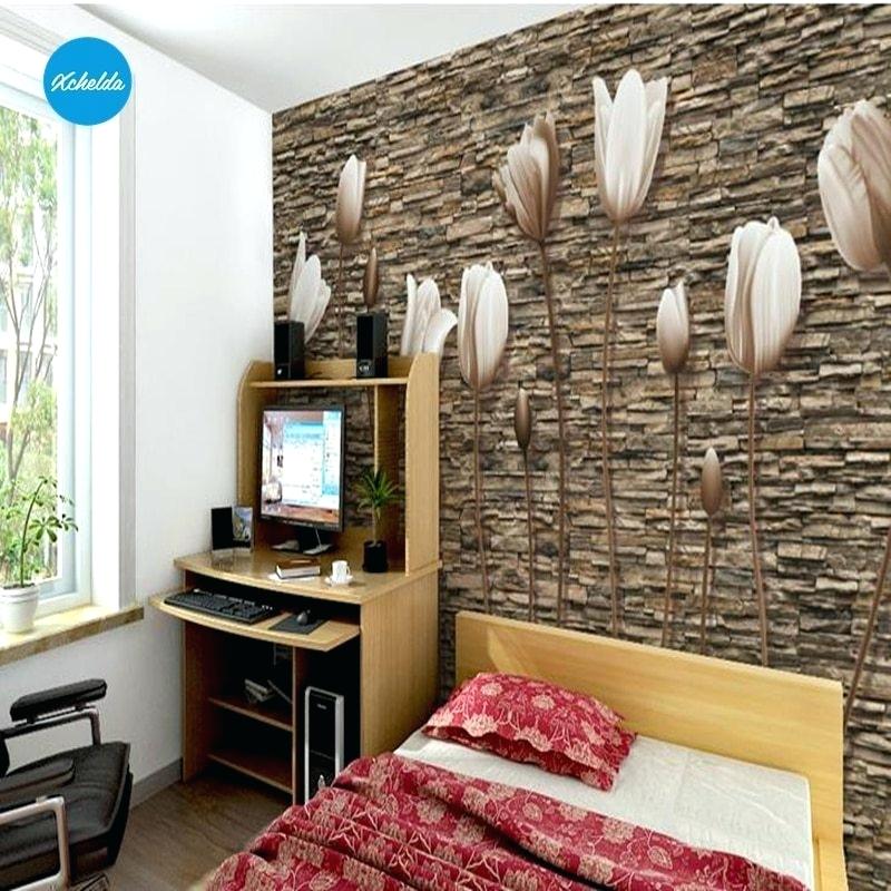 3d Wall Designs Bedroom Custom Wallpaper Design Retro - Bedroom 3d Wallpaper For Wall , HD Wallpaper & Backgrounds
