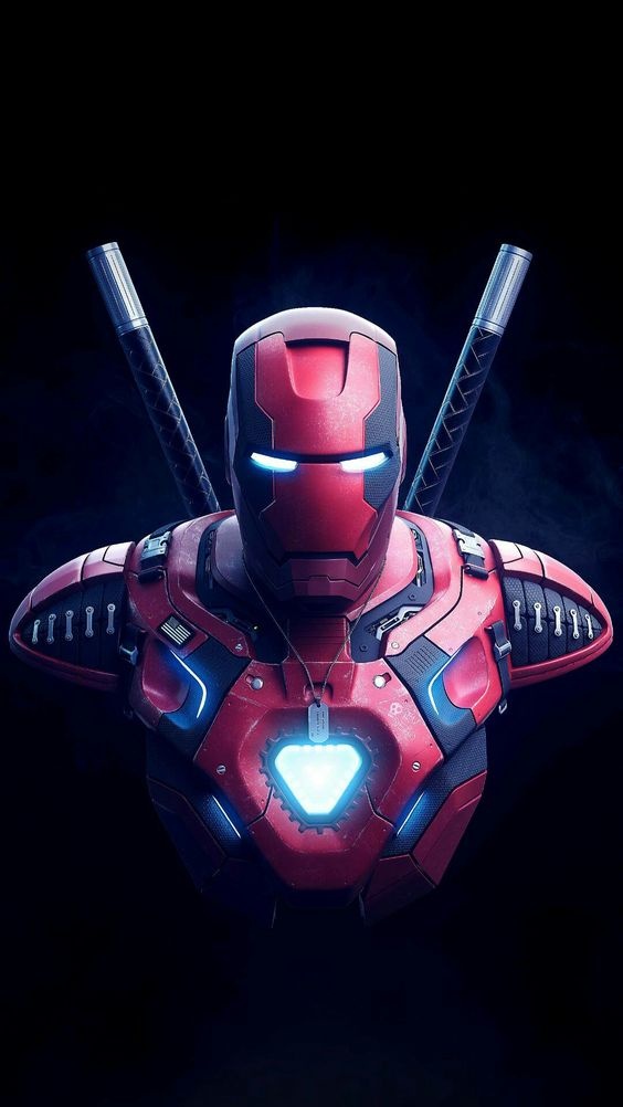 This App Have Very Good Collection Of Superhero Wallpapers - Deadpool Mix Ironman , HD Wallpaper & Backgrounds