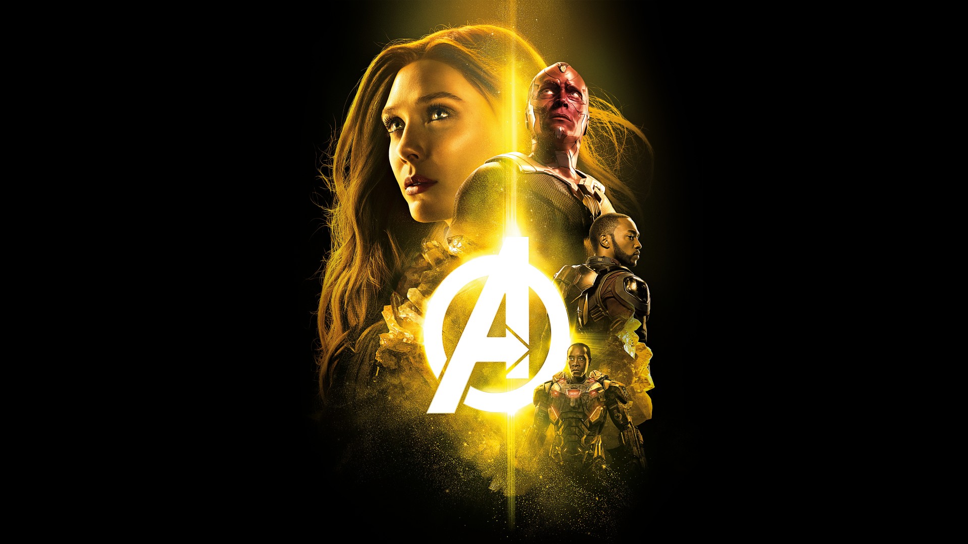 Infinity War Mind Stone Wallpaper - Avengers Infinity War Stones , HD Wallpaper & Backgrounds