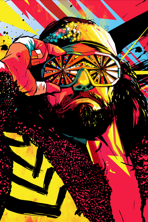 Macho Man Randy Savage Art , HD Wallpaper & Backgrounds