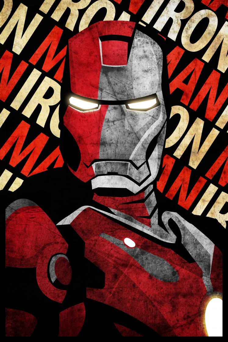 Iron Man, Marvel Comics Hd Wallpaper Desktop Background - Iron Man Pop Art , HD Wallpaper & Backgrounds