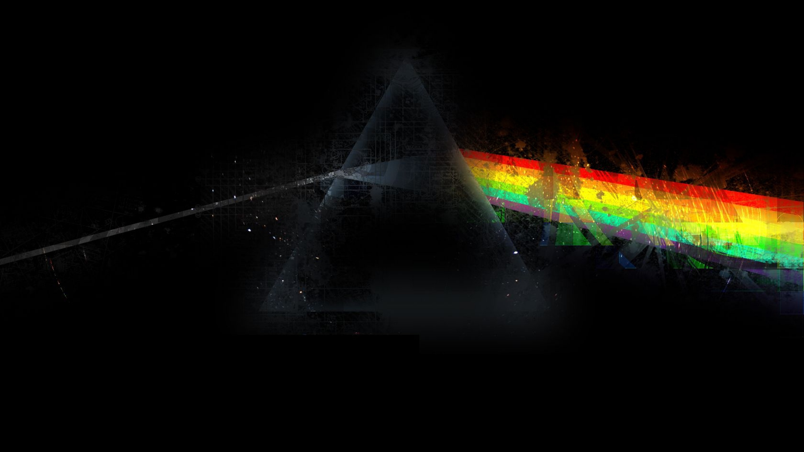 Pink Floyd Wallpaper - Light And Dark Sides , HD Wallpaper & Backgrounds