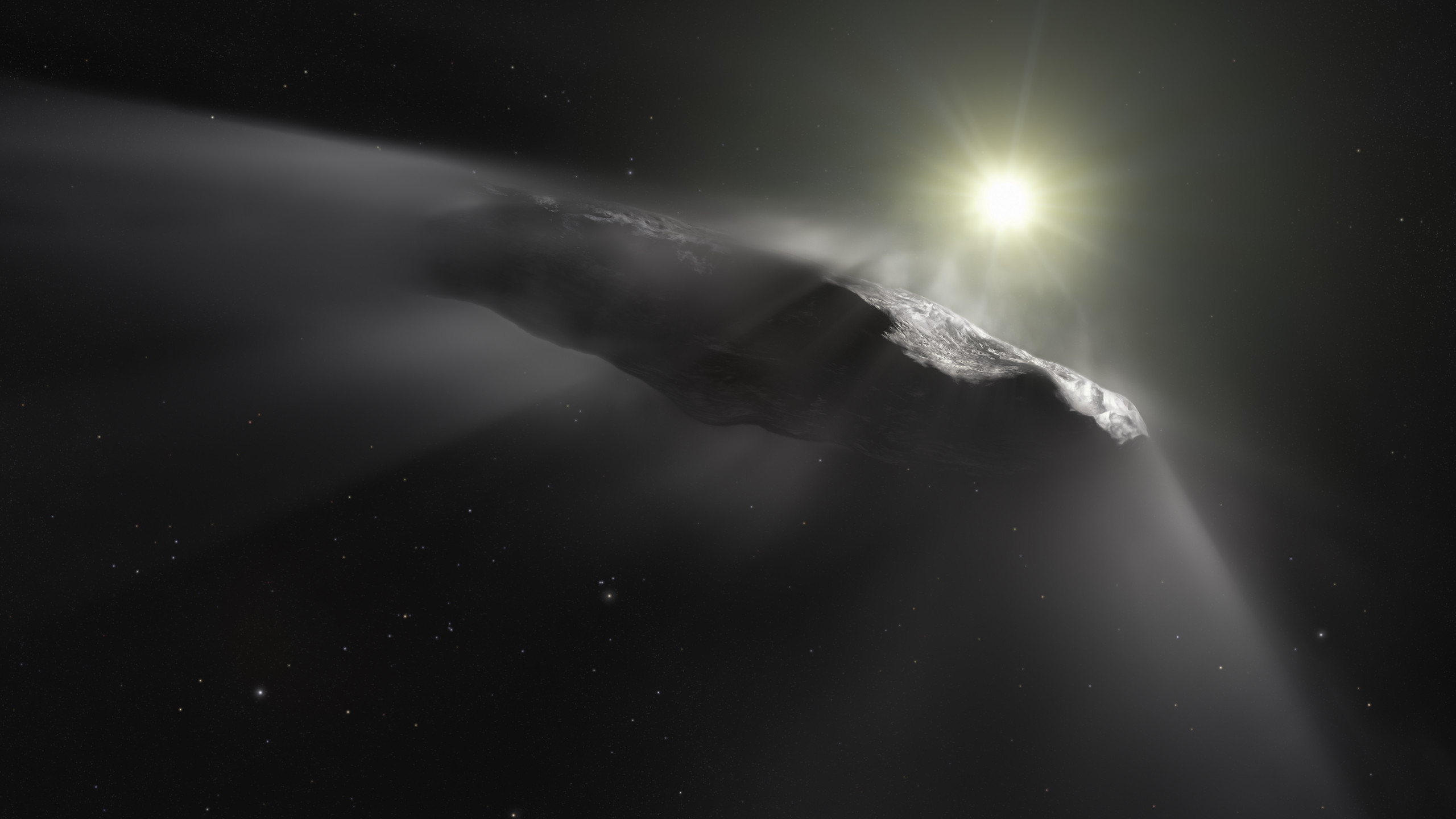 Oumuamua Asteroid - Oumuamua , HD Wallpaper & Backgrounds