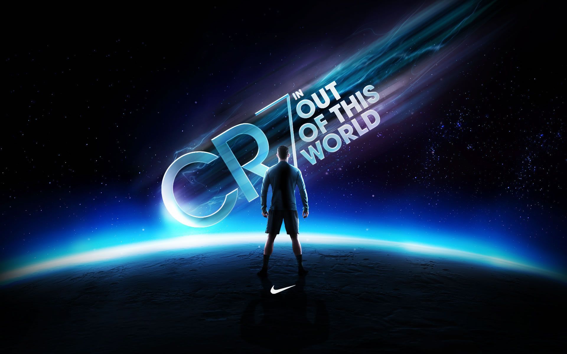 Cr7 Galaxy Wallpaper High Quality Resolution - Cr7 Logo Wallpaper Hd , HD Wallpaper & Backgrounds