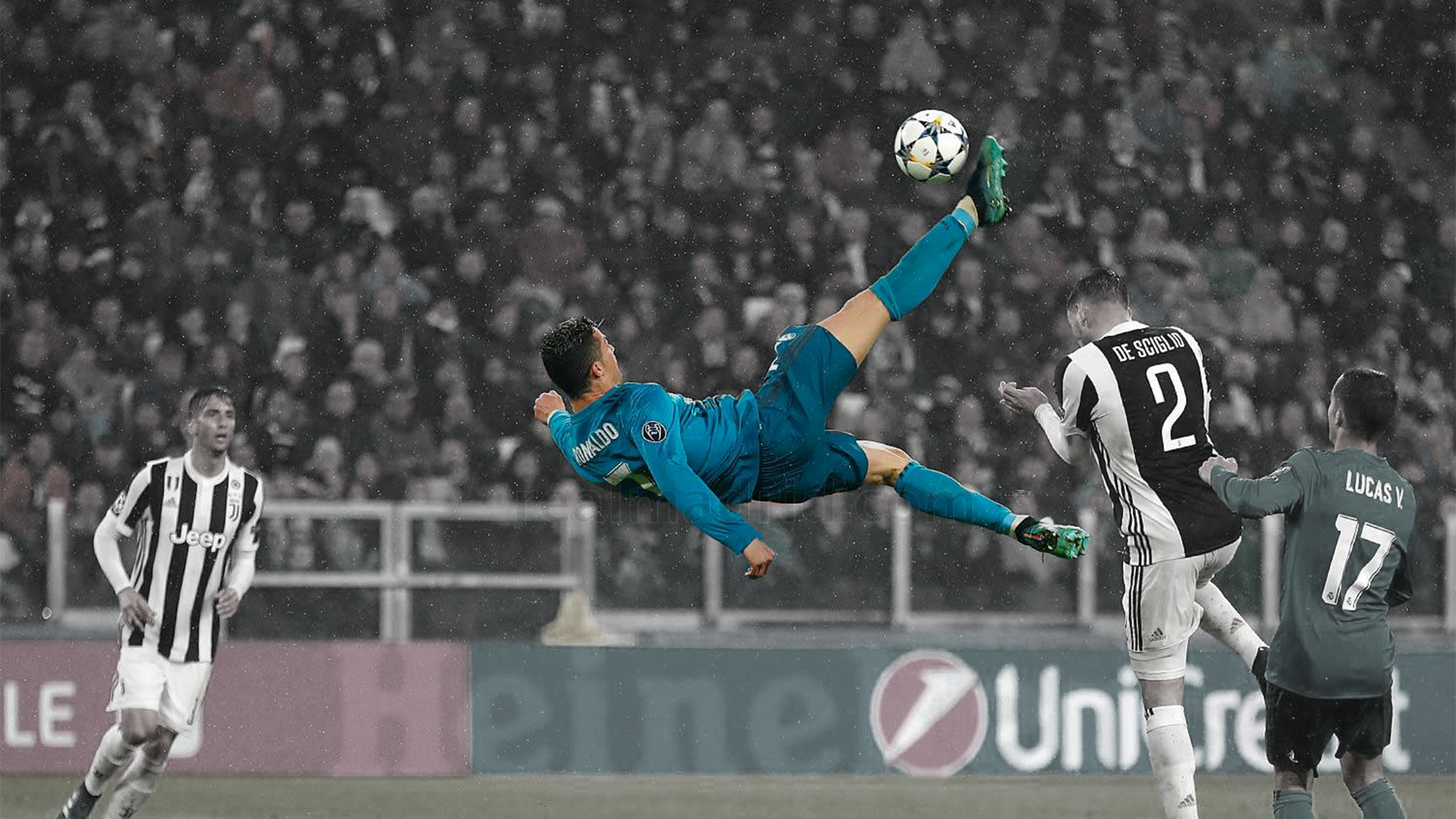 Ronaldo Wallpaper - Cristiano Ronaldo Overhead Kick Goal , HD Wallpaper & Backgrounds