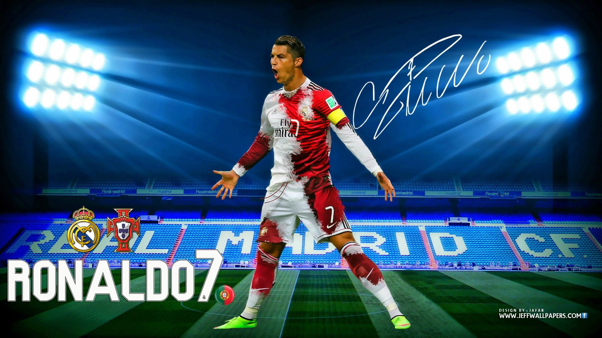 Cr7 Wallpaper Free Download4 1 - Santiago Bernabéu Stadium , HD Wallpaper & Backgrounds