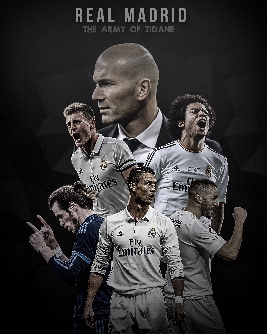 Real Madrid Wallpaper - Real Madrid Iphone 7 Wallpaper Team , HD Wallpaper & Backgrounds