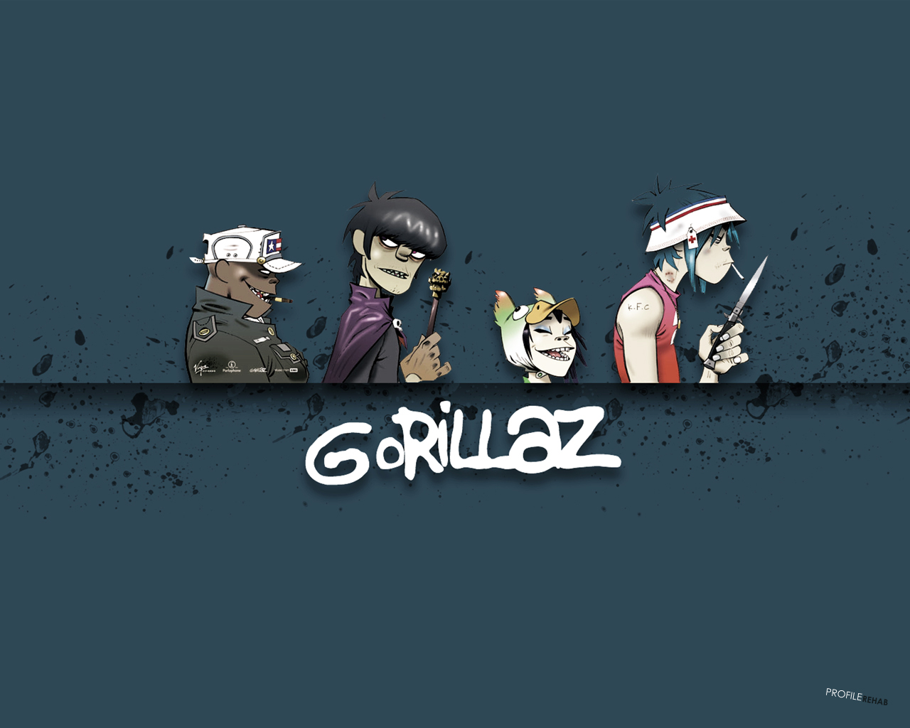[1280x1024] Free Gorillaz Wallpaper - Cool Gorillaz , HD Wallpaper & Backgrounds