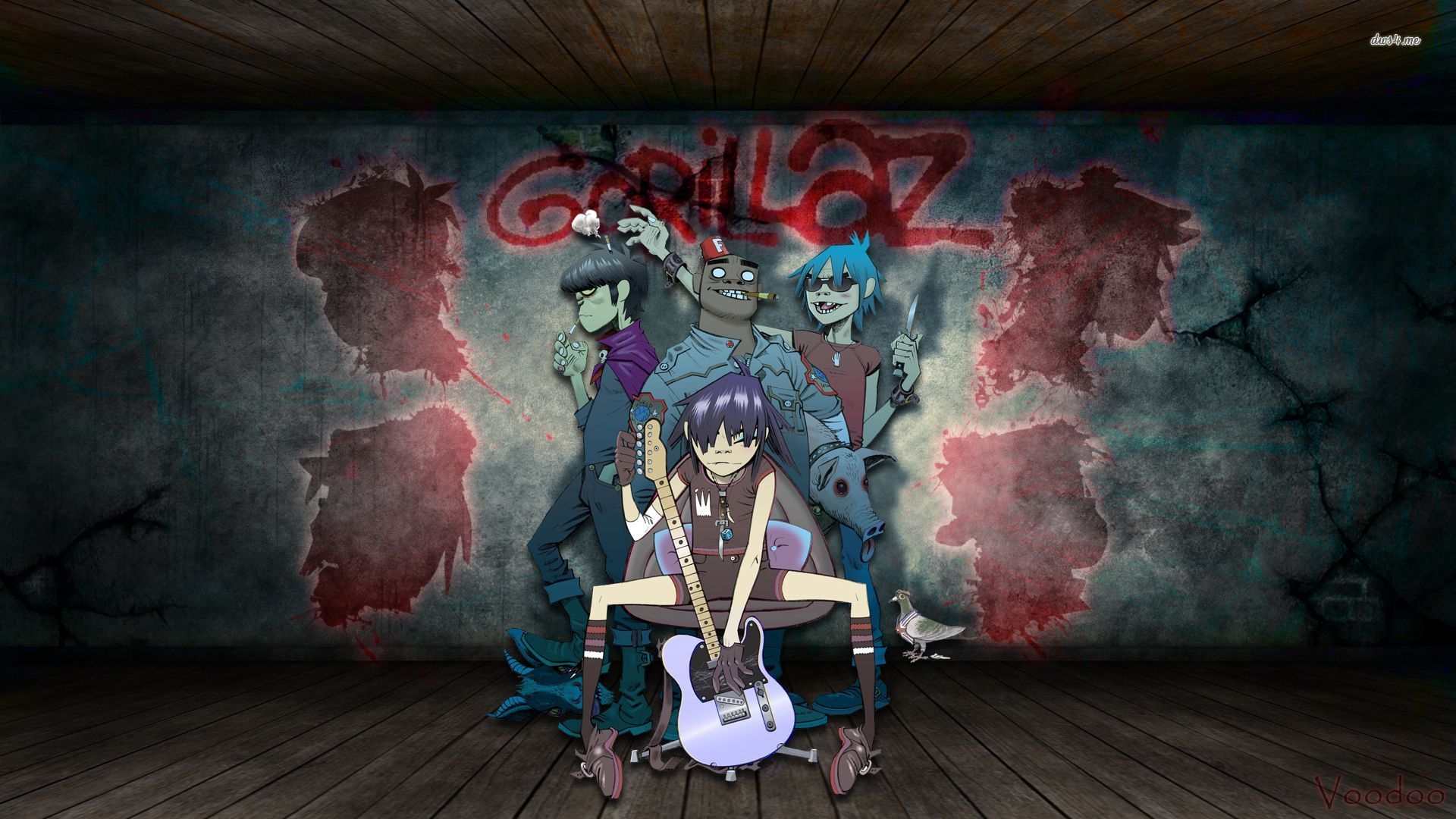 Gorillaz Wallpaper Gorillaz Hd Wallpaper 1080p 96708 Hd