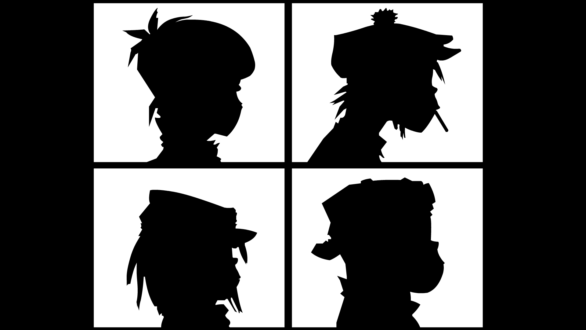 Music Gorillaz Wallpaper - Gorillaz Demon Days Black And White , HD Wallpaper & Backgrounds