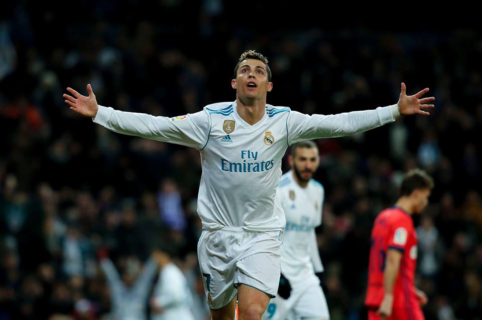 Sad Moment Wallpaper Of Cristiano - Cristiano Ronaldo Real Madrid Goal , HD Wallpaper & Backgrounds