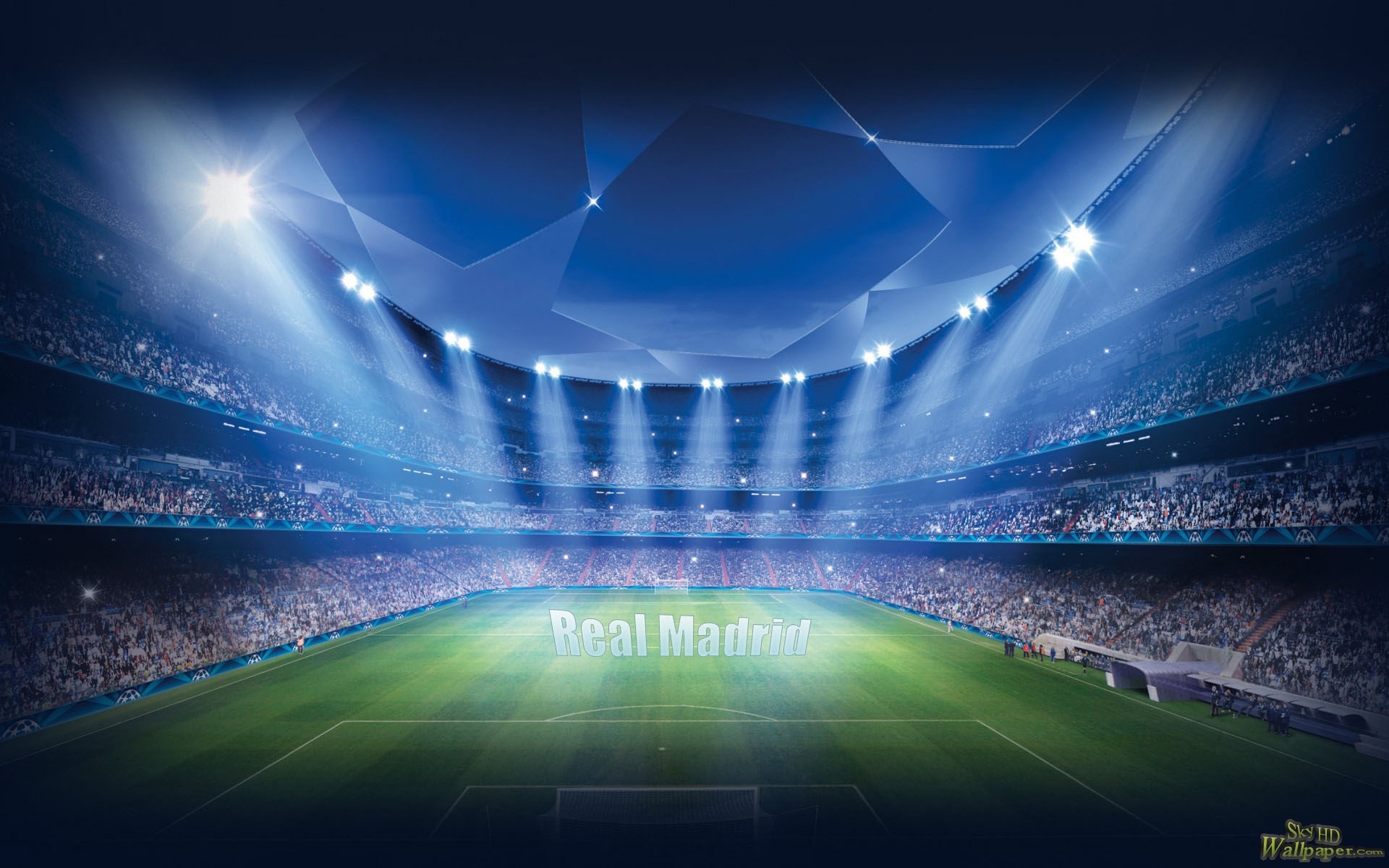 Real Madrid Stadium Champion League Wallpaper Hd Download - Sport Wallpaper Hd , HD Wallpaper & Backgrounds