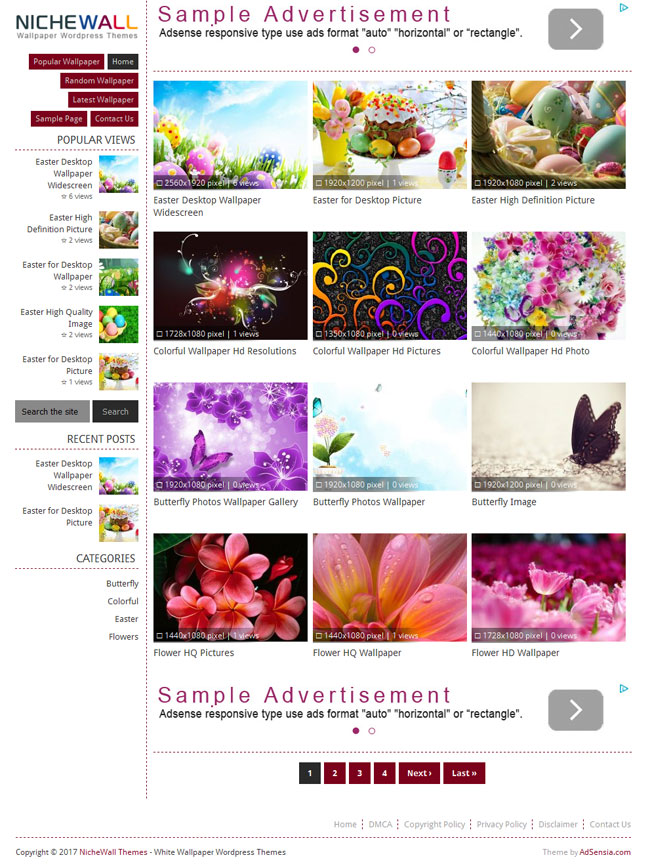 Wordpress Wallpaper Themes - Simple Wordpress Wallpaper Theme , HD Wallpaper & Backgrounds