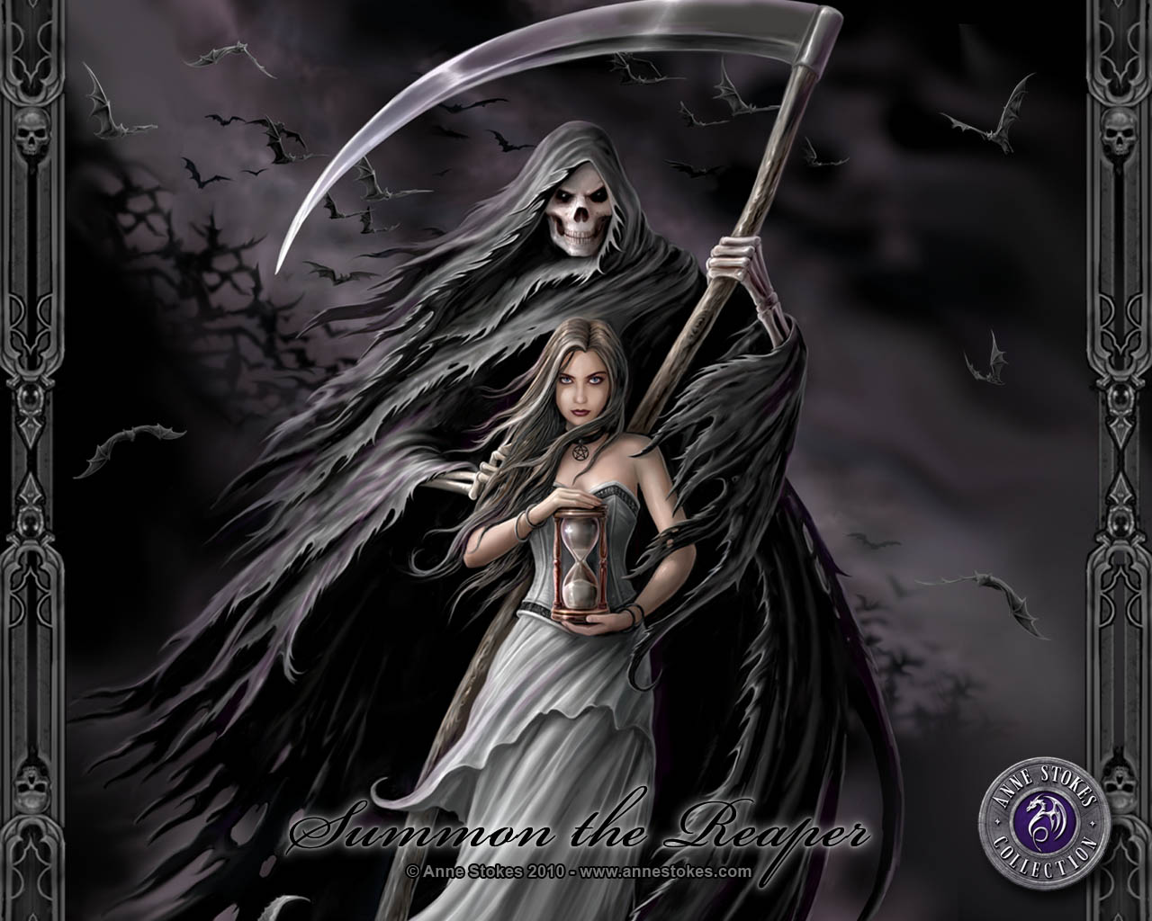 Grim Reaper And Life , HD Wallpaper & Backgrounds