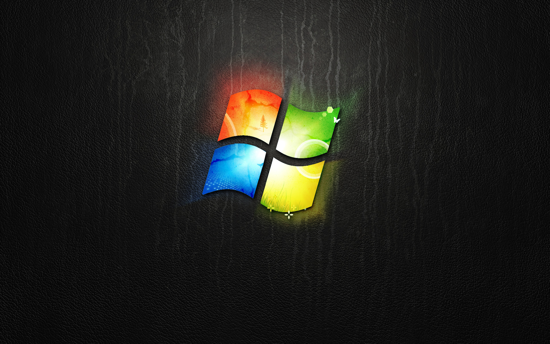Windows Logo Wallpaper Themes - Dark Windows 7 Background , HD Wallpaper & Backgrounds