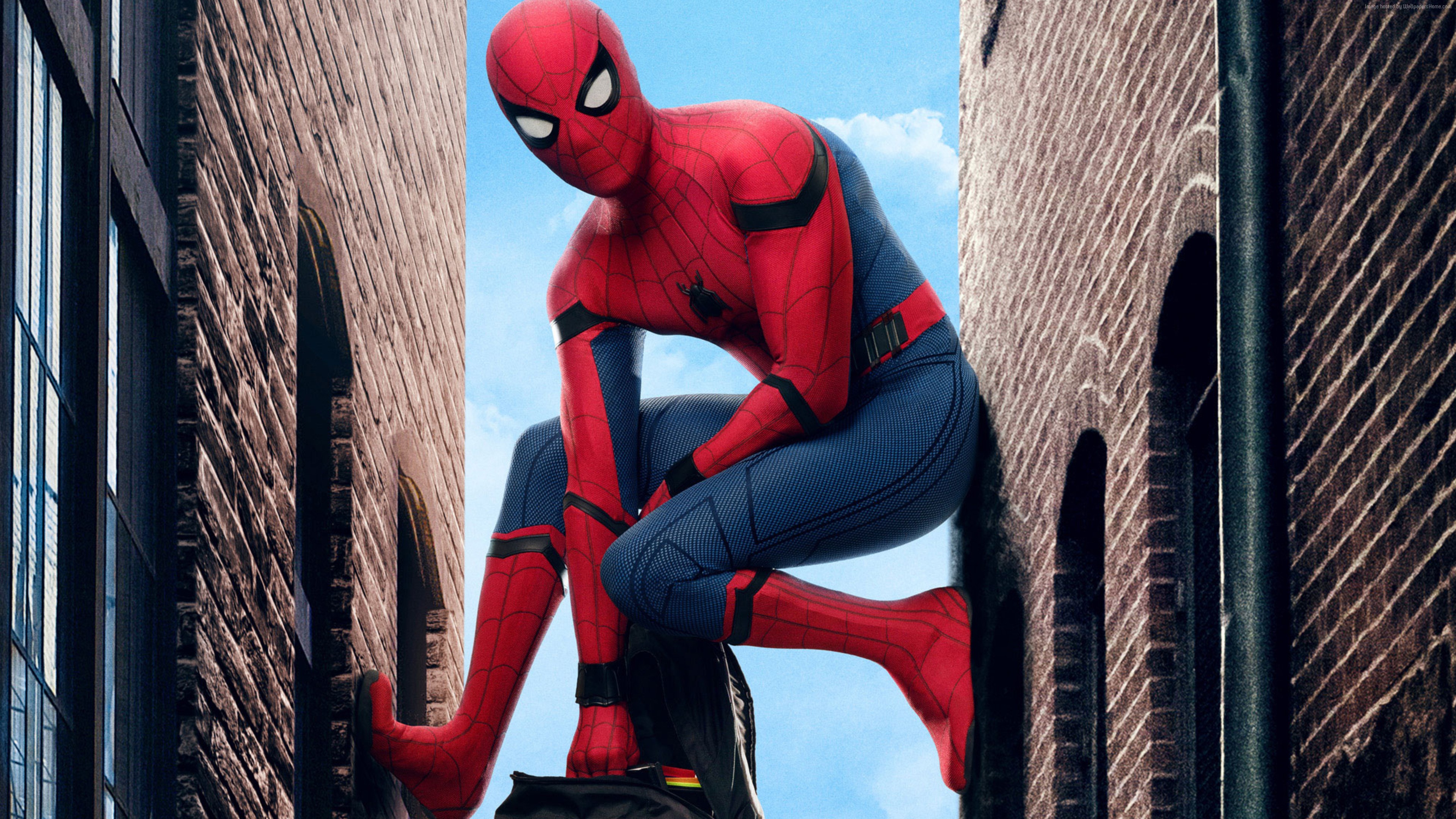 4k Spiderman Desktop Wallpaper Hd - Spider Man Homecoming Wallpaper Hd , HD Wallpaper & Backgrounds