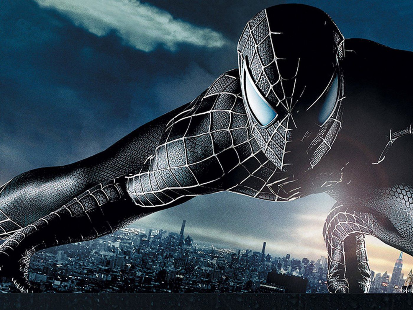 Wallpapers For > Black Spiderman Wallpaper Widescreen - Spider Man 3 , HD Wallpaper & Backgrounds
