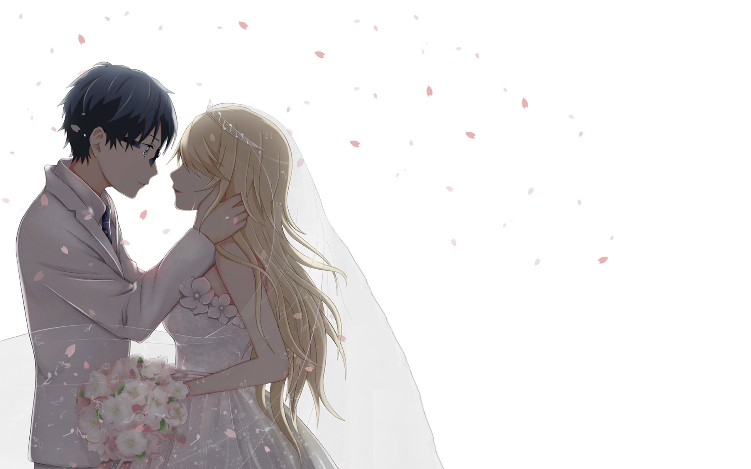 Anime Couple Wallpaper Alhuda107 - Your Lie In April No Background , HD Wallpaper & Backgrounds