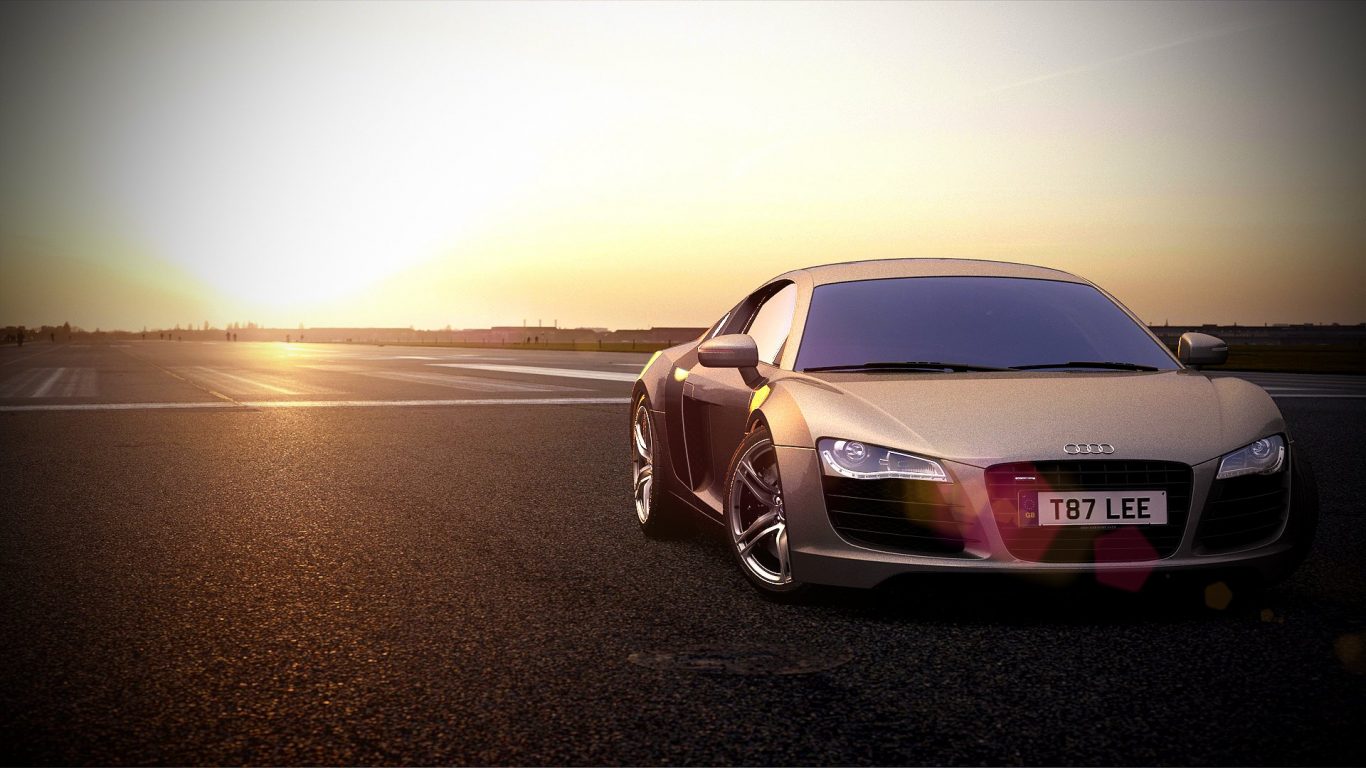 Sundown 3d Audi Wallpaper - Audi R8 , HD Wallpaper & Backgrounds