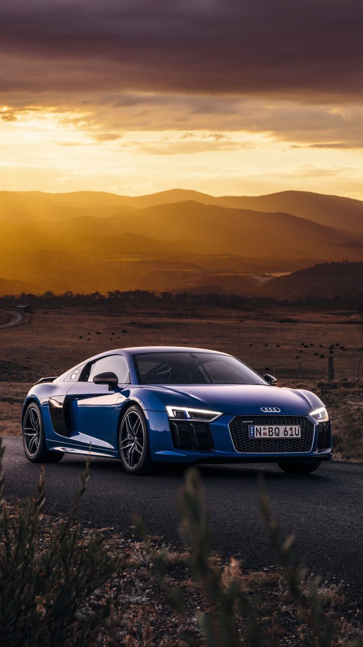 Blue Audi - Audi R8 Wallpaper Iphone , HD Wallpaper & Backgrounds