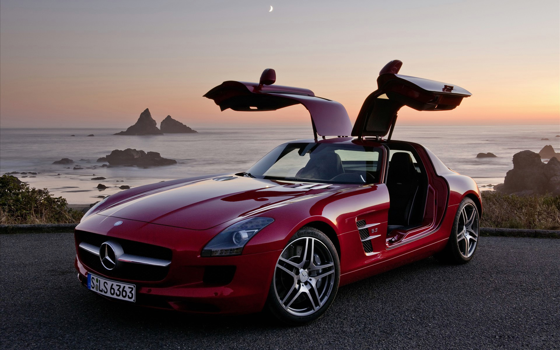 Desktop Hd Car Wallpapers Free Download Mercedes Benz Sls Red