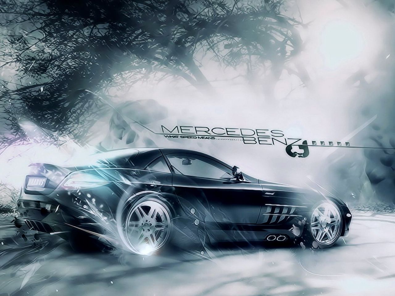Black Hd Car Wallpaper 31 Desktop Background - Mercedes Car Wallpaper 3d , HD Wallpaper & Backgrounds