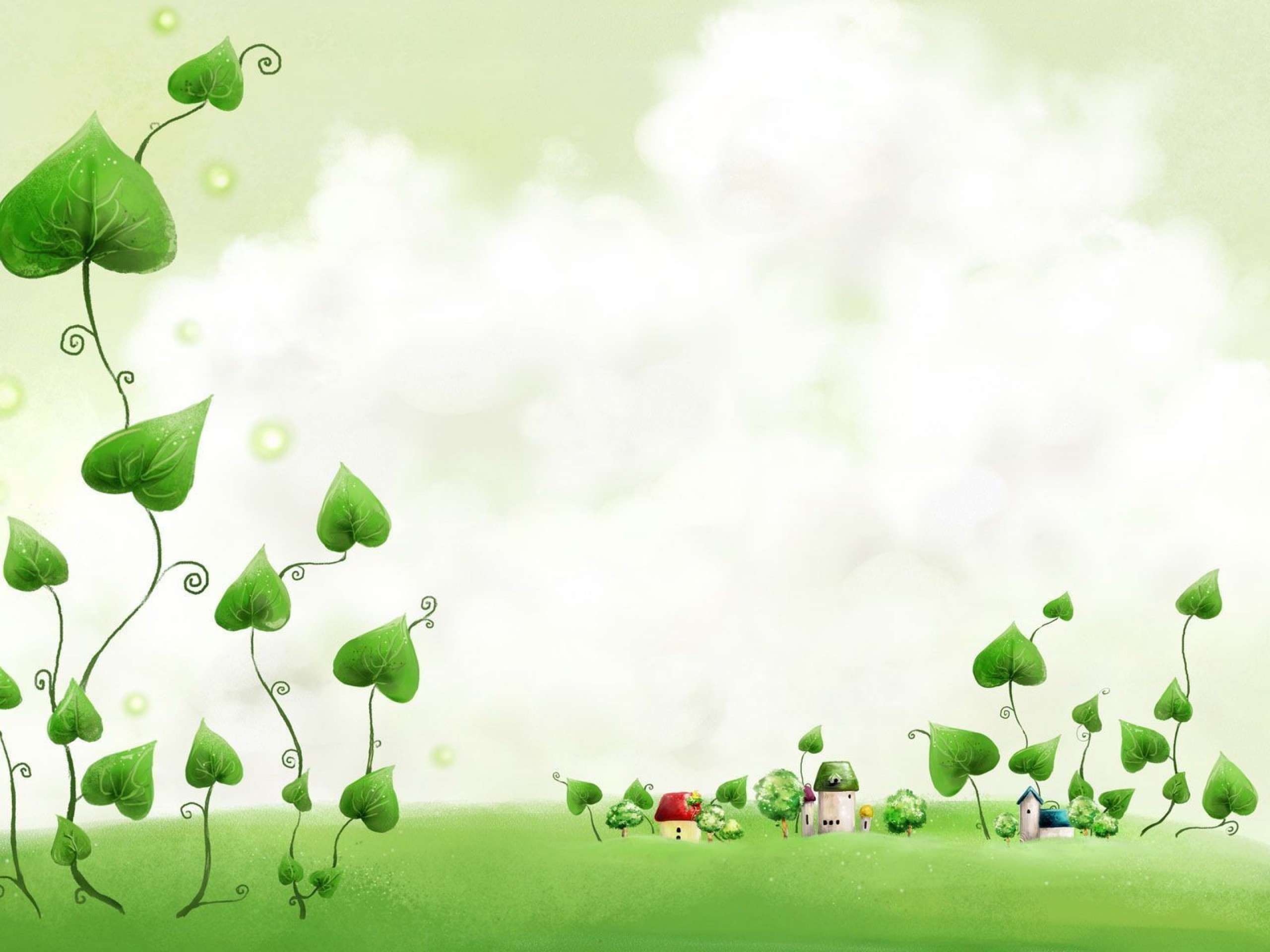 Green Plant Cartoon Wallpaper Hd Images Free Download - Cartoon Background Wallpaper Hd , HD Wallpaper & Backgrounds