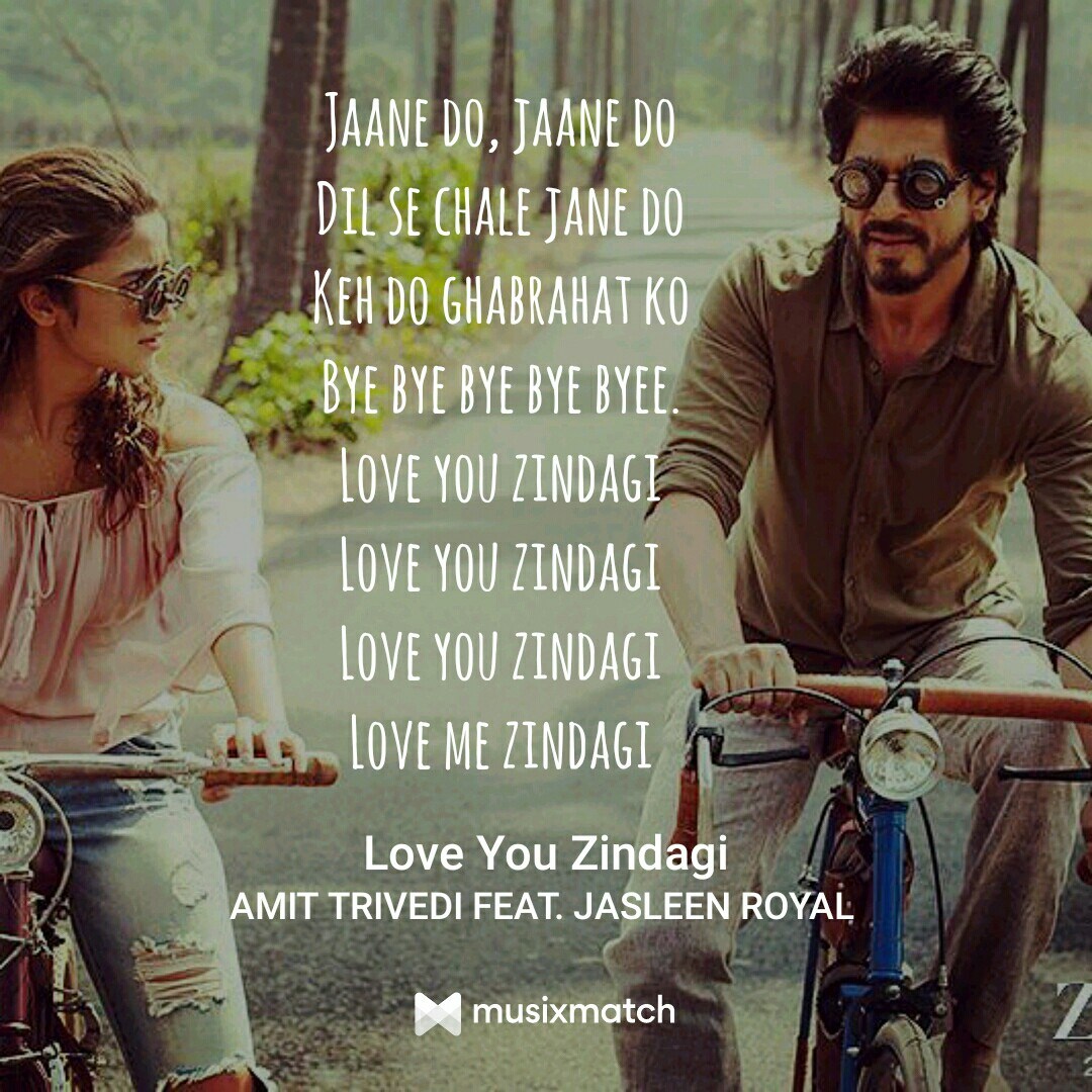 Love You Zindagi Song Lyrics , HD Wallpaper & Backgrounds