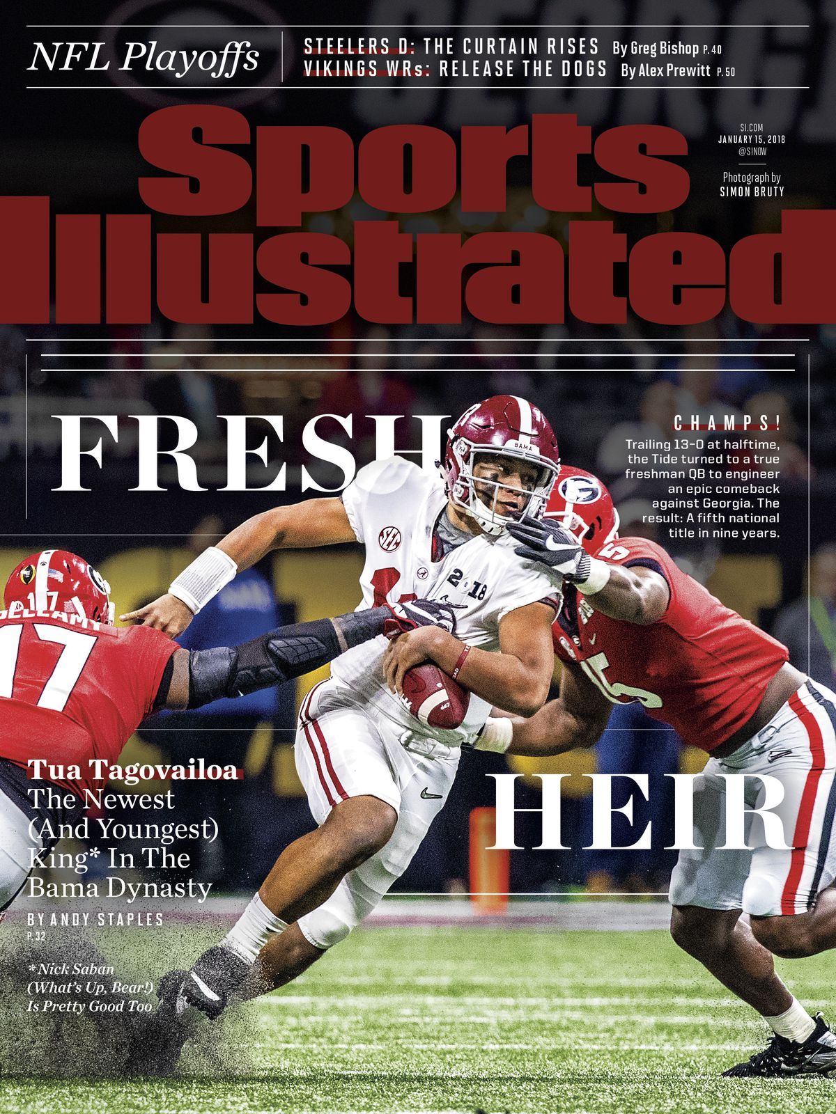 Sports Illustrated Honors True Freshman Quarterback - Sports Illustrated , HD Wallpaper & Backgrounds