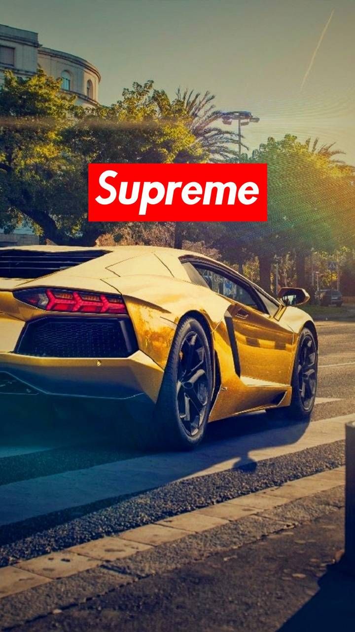 Download Supreme Lamborghini Wallpaper By Srcots - Supreme Lamborghini , HD Wallpaper & Backgrounds