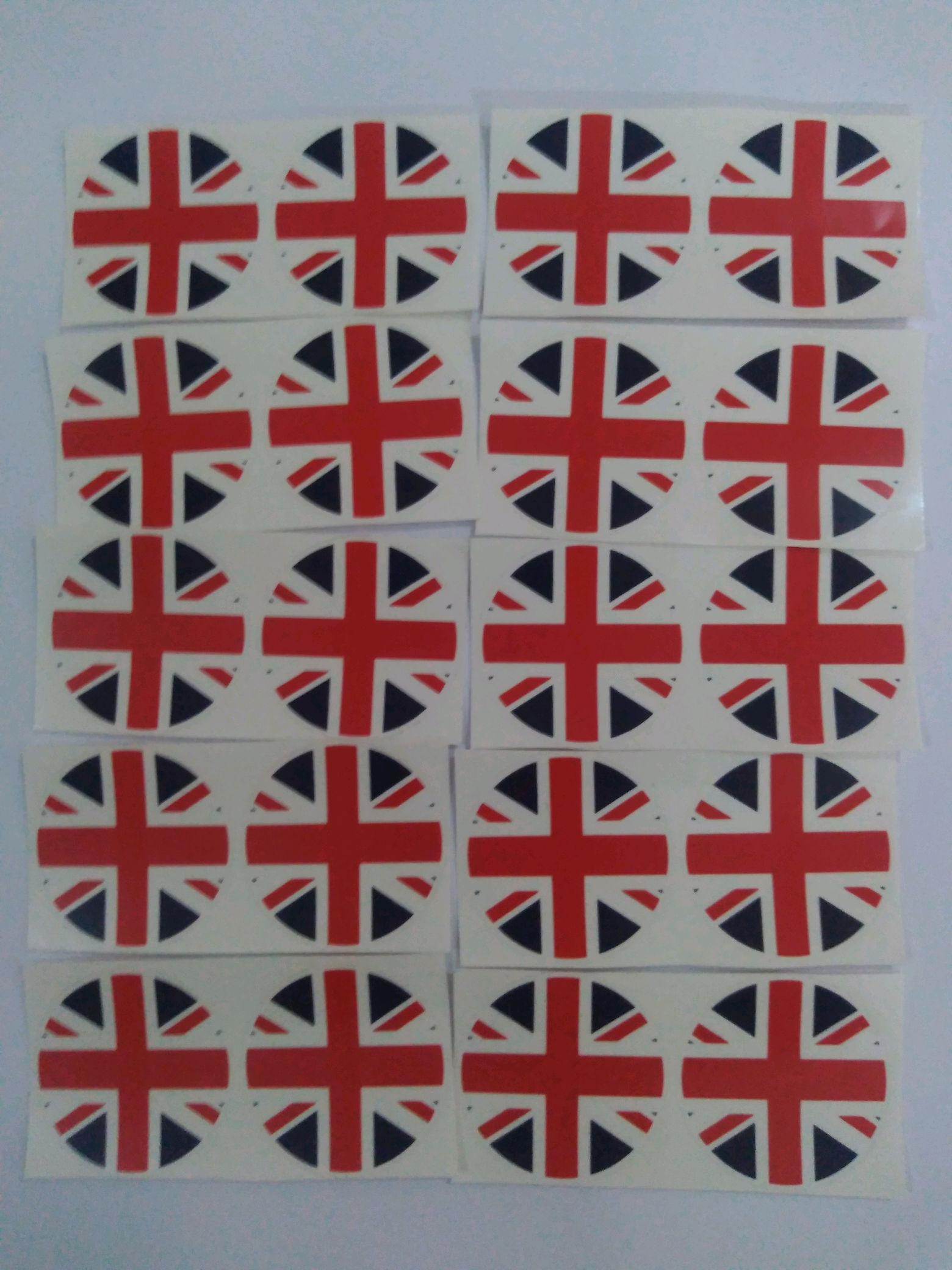  Stiker  Brompton Bendera  Inggris  Cupcake Topper Dino 