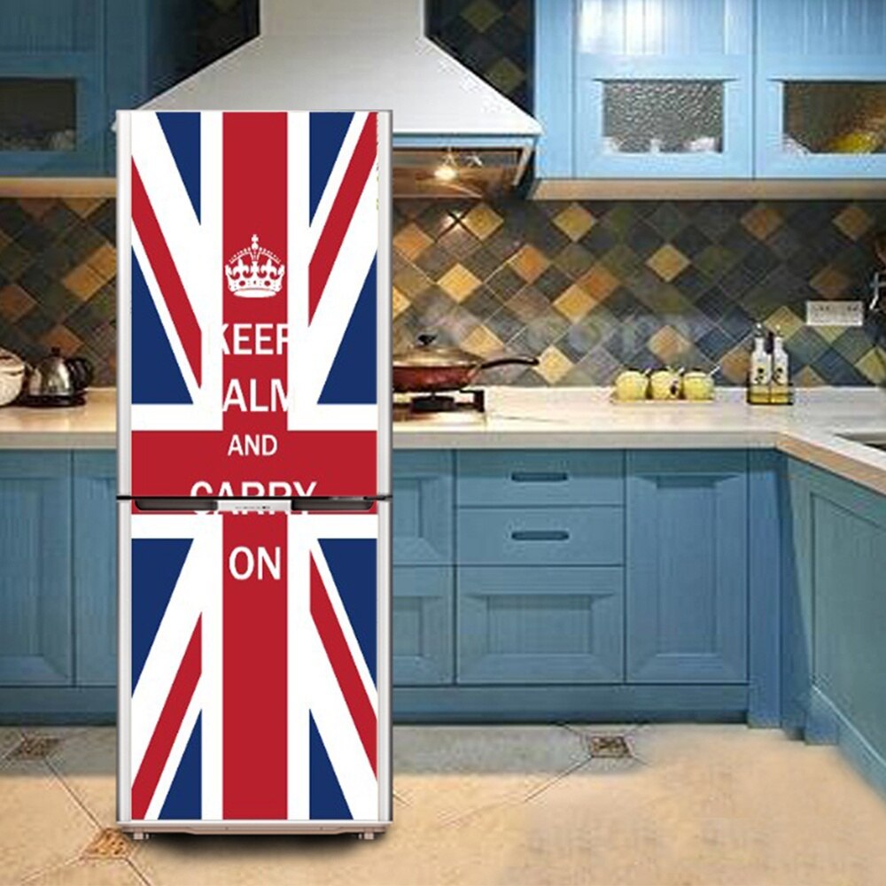 Beli Diy Bendera Inggris Tahan Air Kulkas Sticker Kulkas - Sticker Design For Fridge Door , HD Wallpaper & Backgrounds