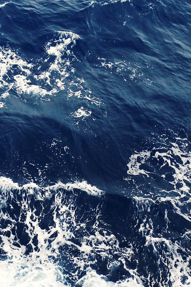 Foamy Blue Ocean Waves Iphone 4s Wallpaper - Iphone Wallpaper Ocean Waves , HD Wallpaper & Backgrounds