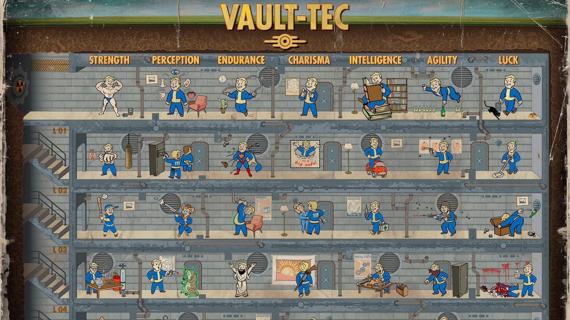 Brilliant Ideas Of Fallout 4 Perk Chart Epic Fallout - Fallout 4 Perk List , HD Wallpaper & Backgrounds