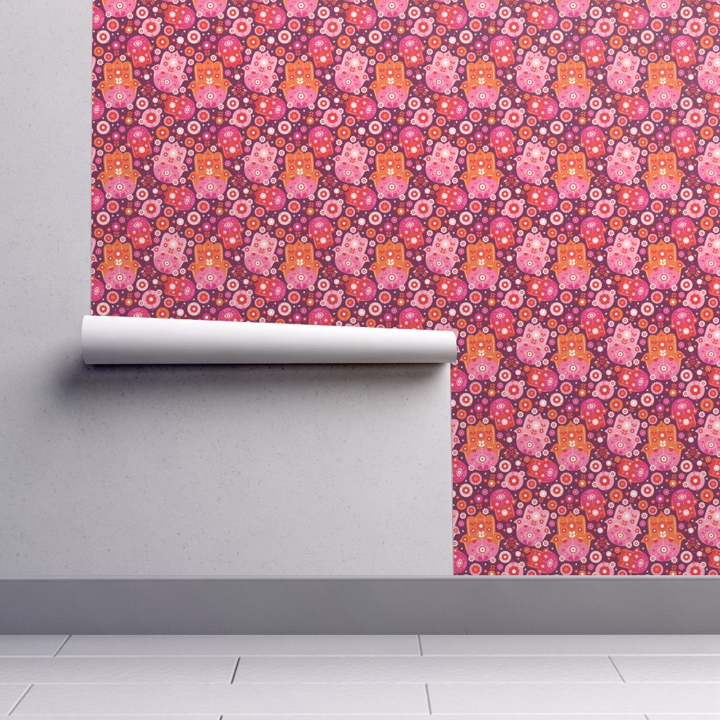 Isobar Durable Wallpaper Featuring Colorful Arabic - Spoonflower , HD Wallpaper & Backgrounds