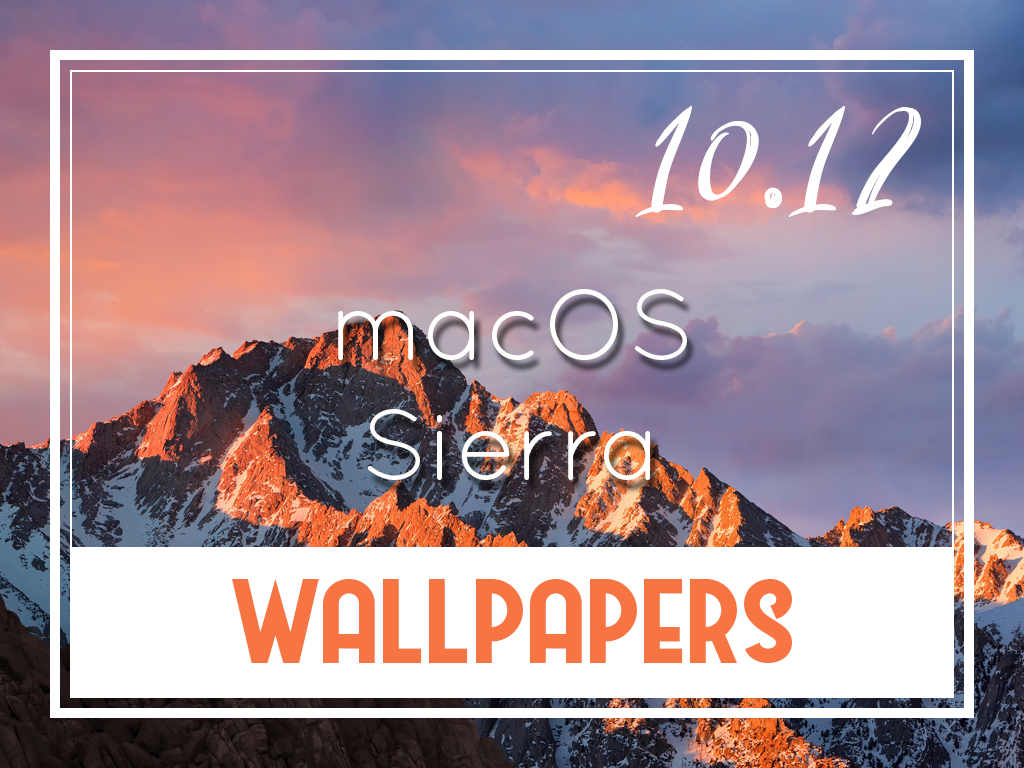 12 Sierra Default Wallpapers - Flyer , HD Wallpaper & Backgrounds