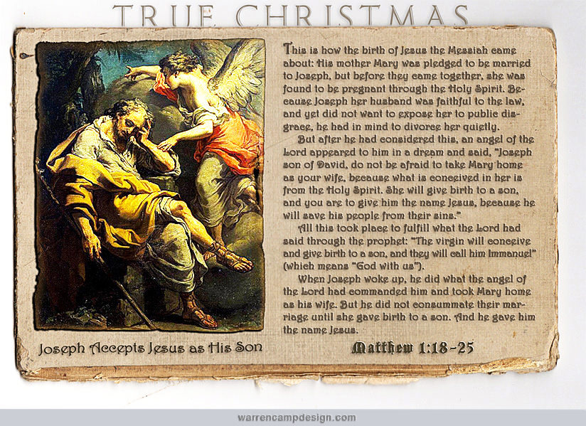 Click The Thumbnails To Enlarge Warren's Scripture - Angel Appears To Joseph In A Dream , HD Wallpaper & Backgrounds