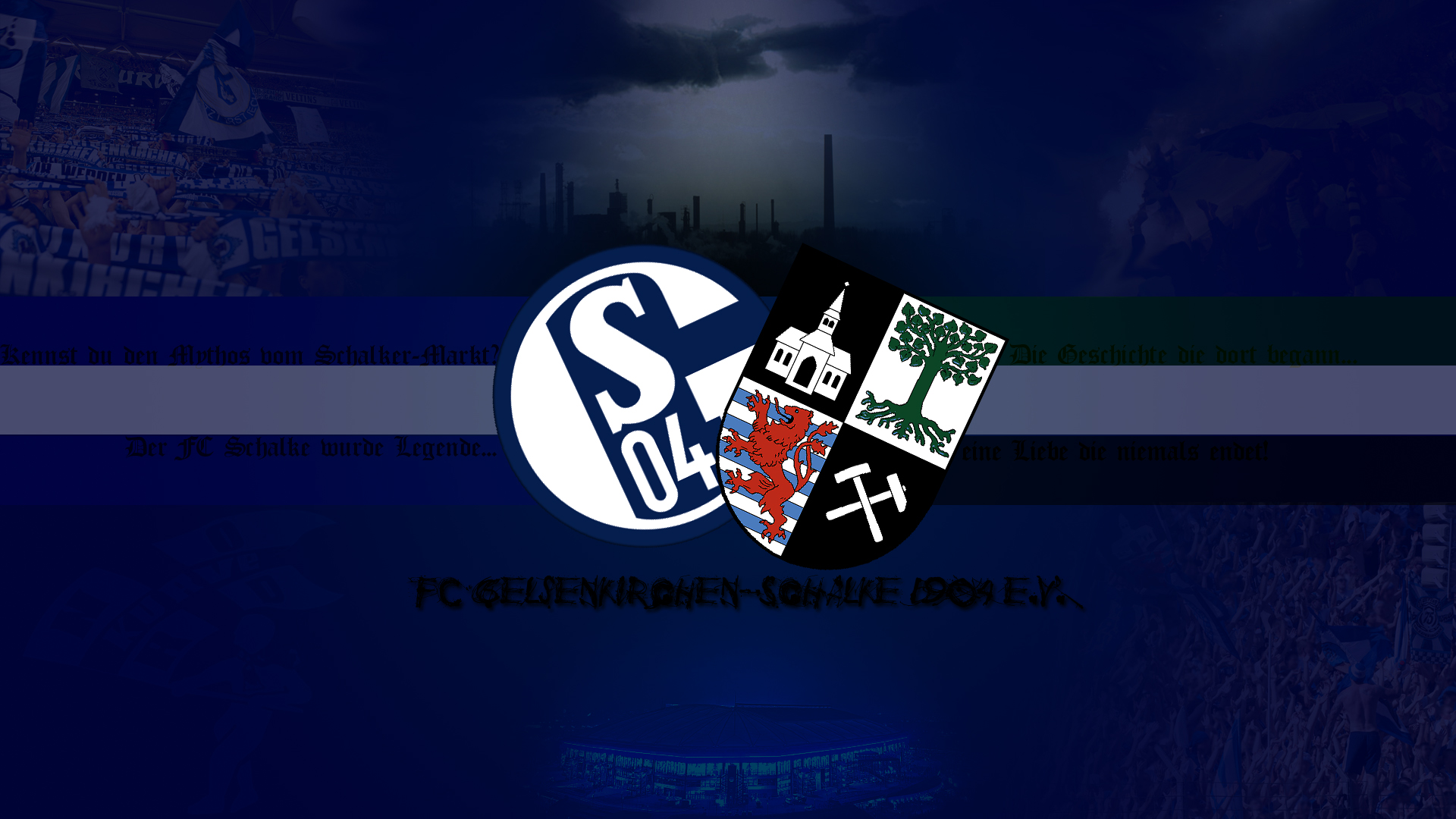 Fußballclub Gelsenkirchen-schalke 04 Hd Wallpaper - Schalke 04 Wallpaper 2014 , HD Wallpaper & Backgrounds