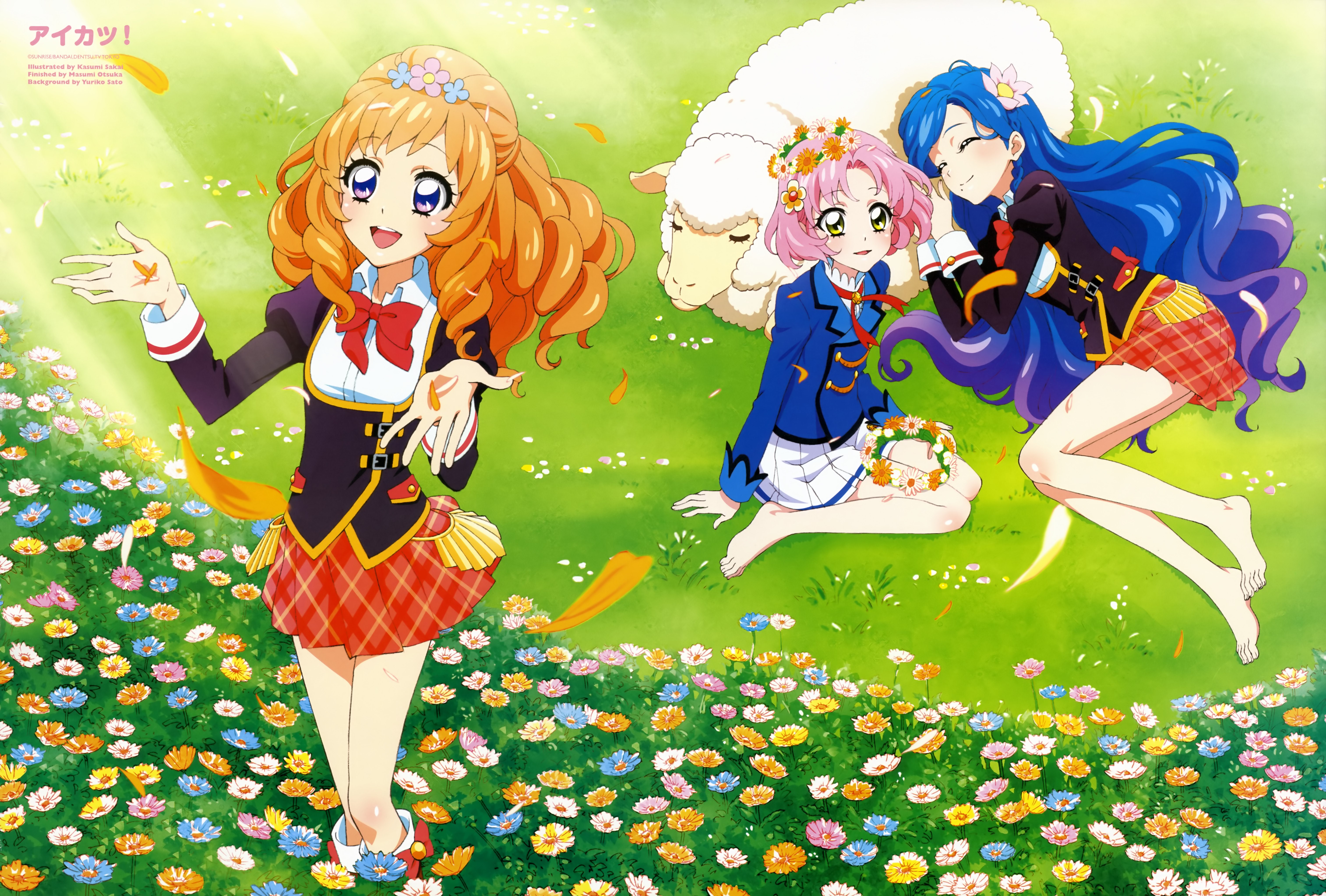 Aikatsu Maria And Sakura , HD Wallpaper & Backgrounds