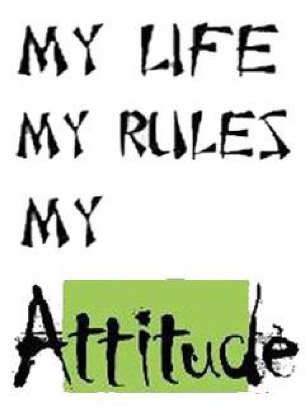 My Life My Rules My Attitude , HD Wallpaper & Backgrounds