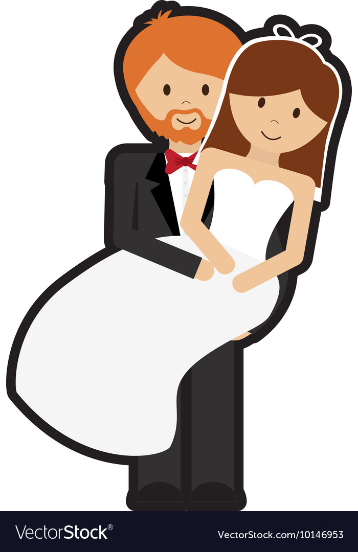 Latest Couple Cartoon Wedding Marriage Icon Royalty - Ślub Rysunek , HD Wallpaper & Backgrounds