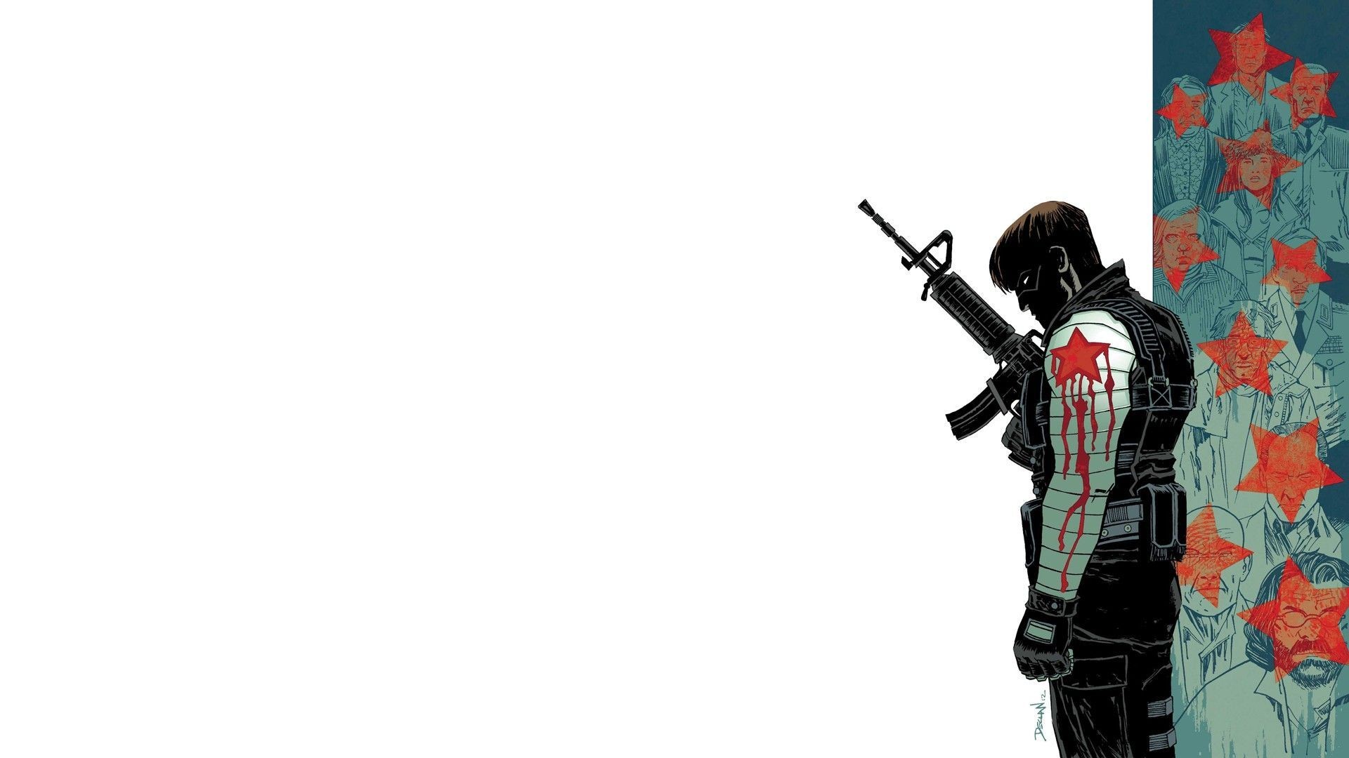 Guns Wallpaper For Android - Winter Soldier Comic Strip , HD Wallpaper & Backgrounds