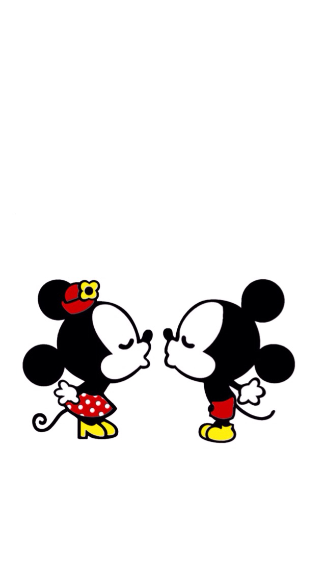Mickey And Minnie Kissing , HD Wallpaper & Backgrounds