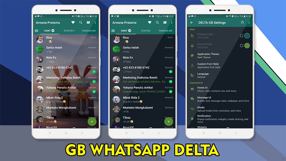 Download The Gb Whatsapp Delta Mod Apk Latest Version - Whatsapp Delta Gb 2019 , HD Wallpaper & Backgrounds