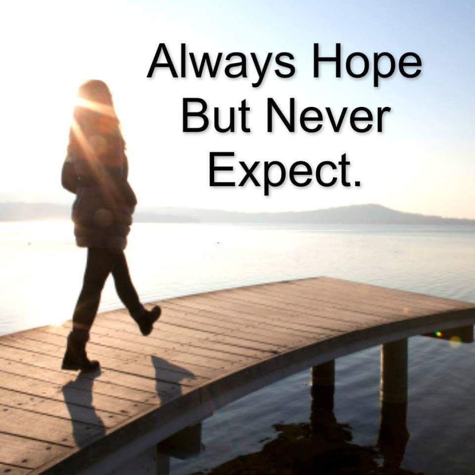 Alone Whatsapp Dp - Always Hope But Never Expect , HD Wallpaper & Backgrounds