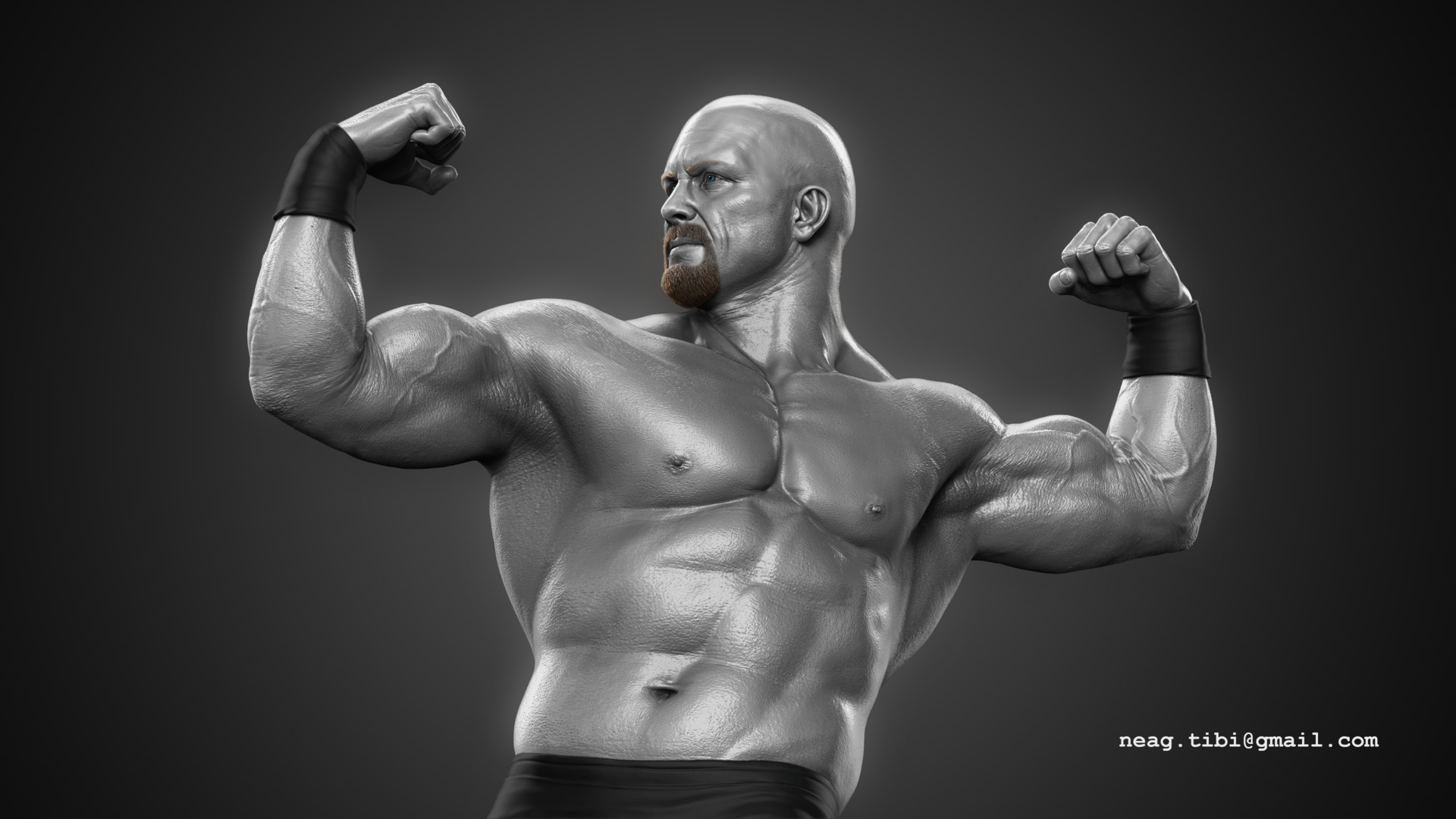 An Error Occurred - Stone Cold 3d Model , HD Wallpaper & Backgrounds
