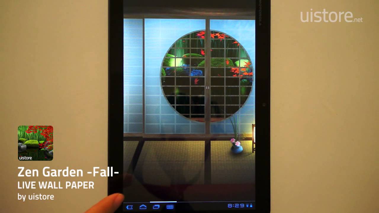 Zen Garden Fall Livewallpaper By Uistore - Flat Panel Display , HD Wallpaper & Backgrounds