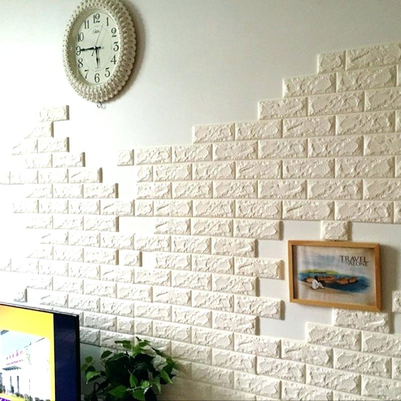 Wall Van That Living Wallpaper For Walls Decor 3d Bedroom - 3d Wall Stickers Brick , HD Wallpaper & Backgrounds